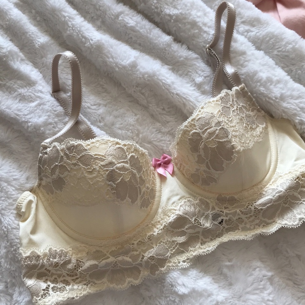 Cream bustier